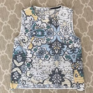 Zara basics sleeveless top size s